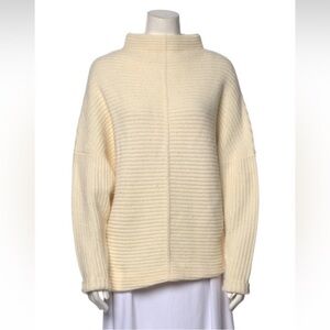 Brochu Walker asymmetrical wool knit mock neck sweater‎